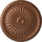 Ekena Millwork Juniper Ceiling Medallion (Fits Canopies up to 7"), Hand-Painted Polished Copper, 36"OD x 1 1/2"P CM36JUPOS - alternate 1